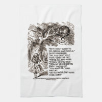 Don't Want To Go Among Mad People Alice Wonderland