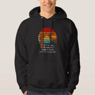 Dont Want to Hang Out Fungi Mushroom Sayings Cotta Hoodie