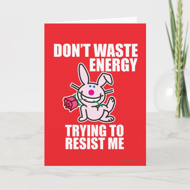 Don't Waste Energy Holiday Card (Front)