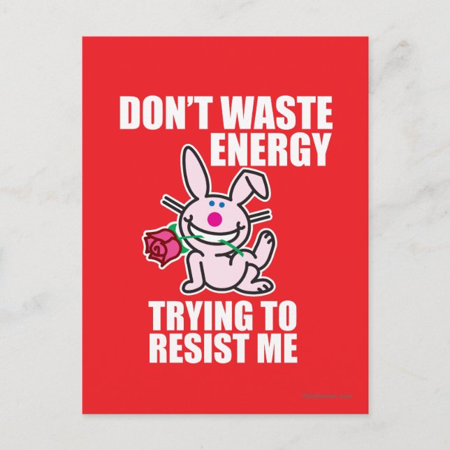 Don't Waste Energy Postcard (Front)
