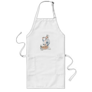 Don't Waste the Marinade, Funny Wine Art Gift Long Apron