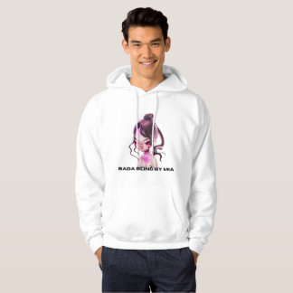 don't worry BB hoodie - white