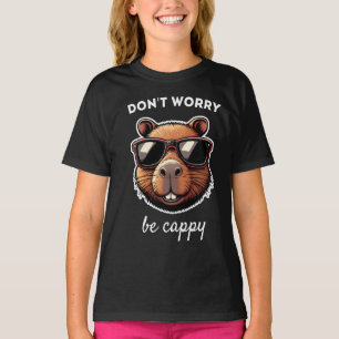 Dont Worry Be Cappy Cute Capybara Gift T-Shirt