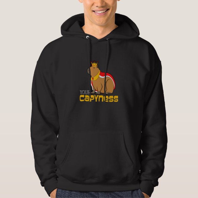 Dont Worry Be Capy Cute Capybara Hoodie (Front)