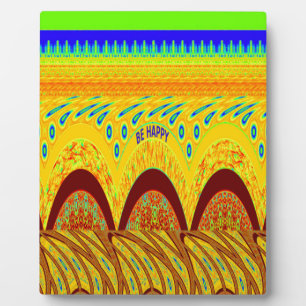 Don't Worry Be Happy Art Print Design Plaque