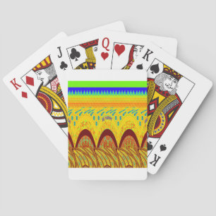 Don't Worry Be Happy Art Print Design Playing Cards