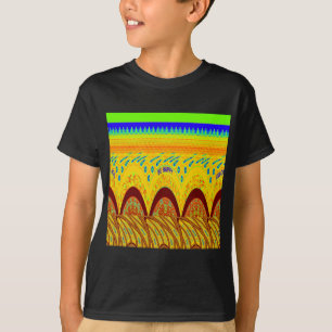 Don't Worry Be Happy Art Print Design T-Shirt