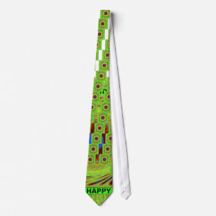 Don't Worry Be Happy Art Print Tie