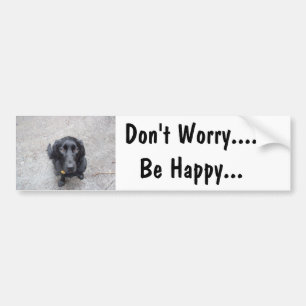 Don't Worry .... Be Happy Bumper Sticker