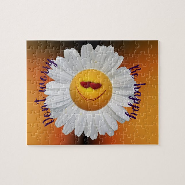 don't worry, be happy jigsaw puzzle (Horizontal)