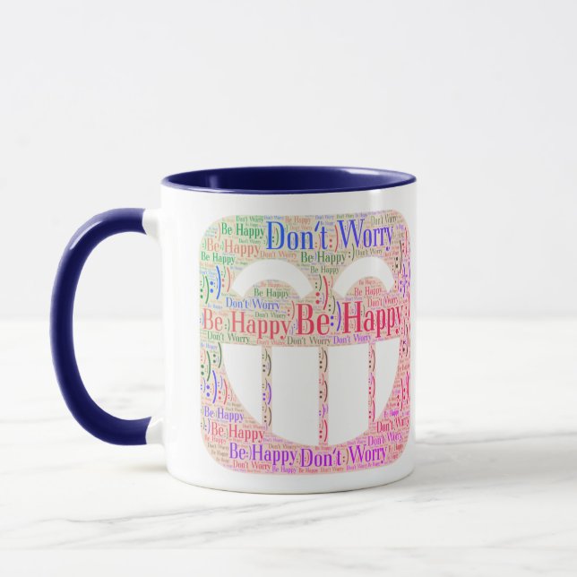 Don't Worry Be Happy Mug (Left)