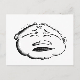 Don't worry be happy postcard