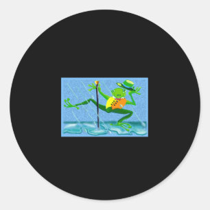 Dont Worry Be Hoppy Toddler Classic Round Sticker