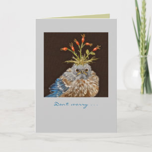 Don't worry bluebird card