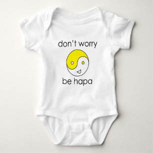 dont worry face baby bodysuit