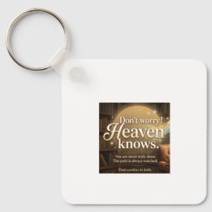 Don't Worry! Heaven Knows  Keychain