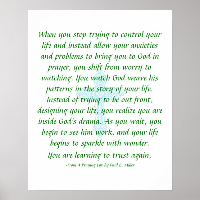 Don't Worry - Pray and Watch Poster (Front)