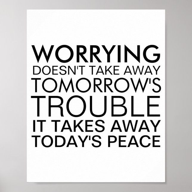 Dont Worry Sitive Message  Poster (Front)