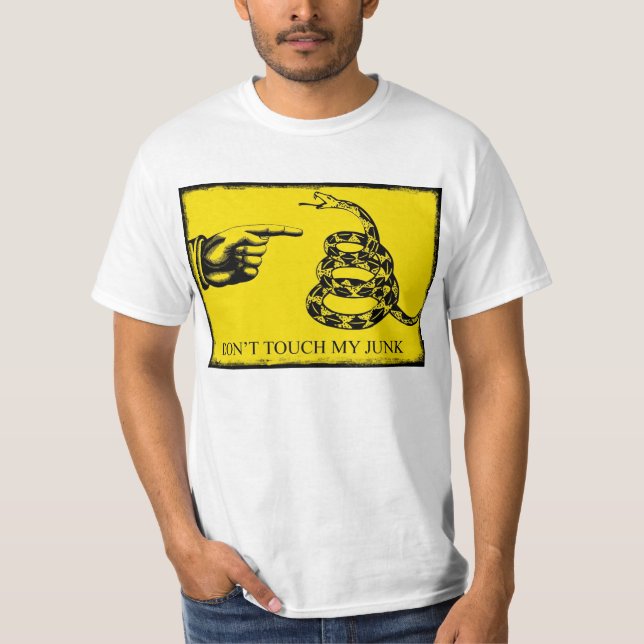 donttouchmyjunk T-Shirt (Front)