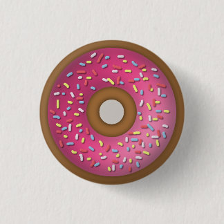 Donut 1 Inch Round Button