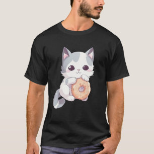 Donut Cat for Kitty Men Women Kids T-Shirt