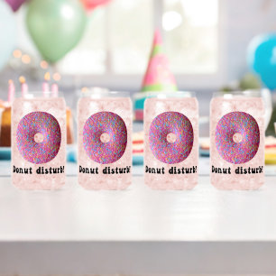 Donut disturb can glass