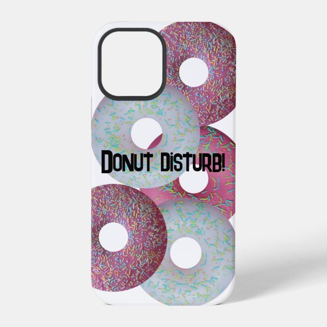 Donut disturb! iPhone case (Back)