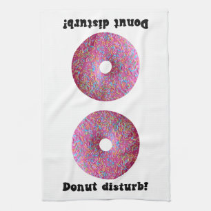 Donut disturb kitchen towel