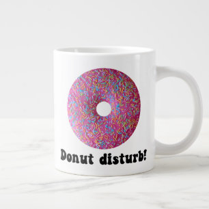 Donut disturb large coffee mug