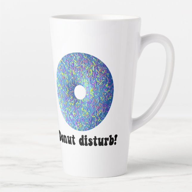 Donut disturb latte mug (Right)
