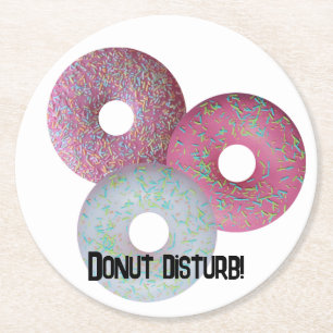 Donut disturb! Paper Coaster