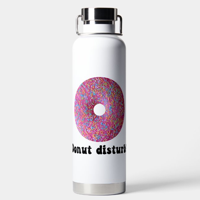 Donut disturb water bottle (Back)