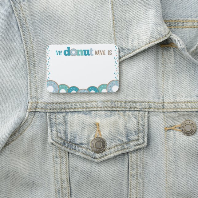 Donut Name Badge (In Situ)