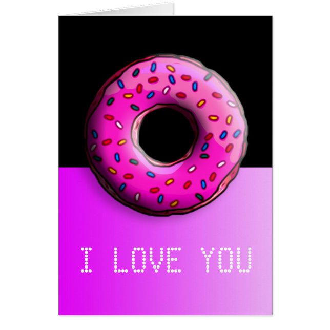 Donut Pinky avec des arrosages colorés + vos idées (Devant)