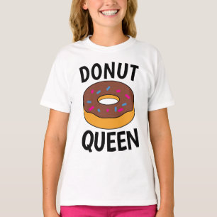 DONUT QUEEN T-shirts, Funny GirlsTees T-Shirt