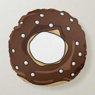 Donut Round Pillow