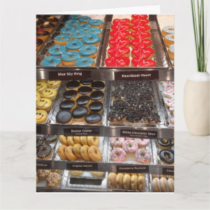 DONUT SHOP BIRTHDAY GREETING CARD
