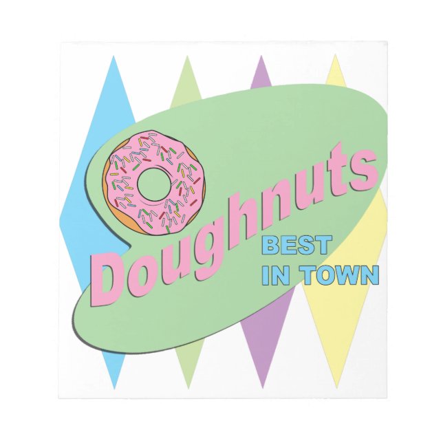 donut shop notepad (Front)