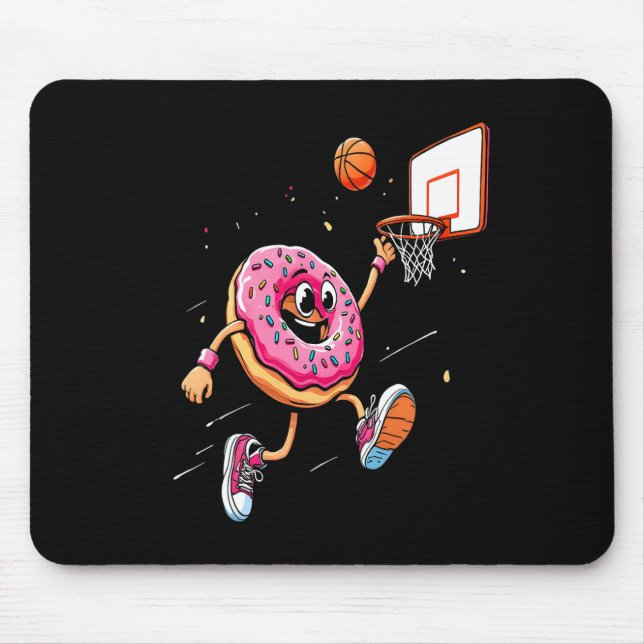 Donut Sketll Player  Mouse Pad (Front)
