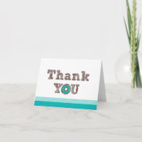 Donut Thank You Card