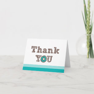 Donut Thank You Card