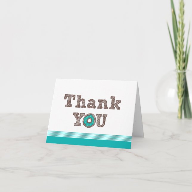 Donut Thank You Card (Front)