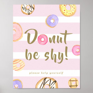 Donut Wall/Bar Party Sign