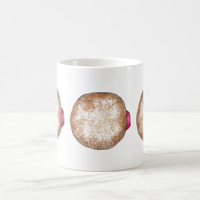 Donuts à la gelée Doughnut Hanoukka Chanukah Mug (Centre)