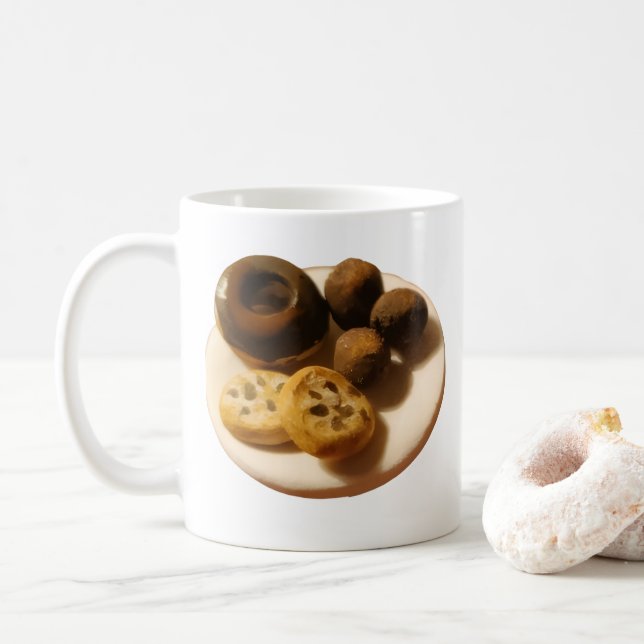 Donuts and Cookies  Coffee Mug (With Donut)