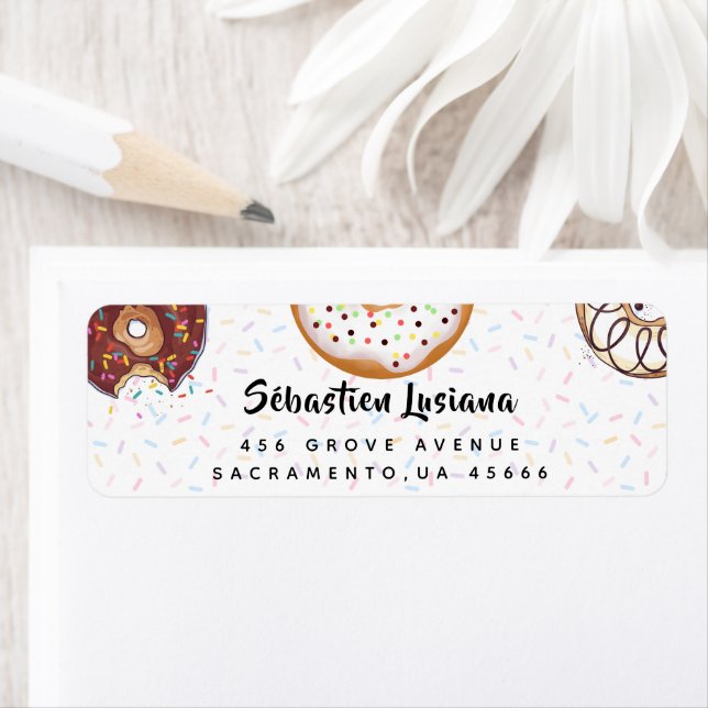 Donuts And Sprinkings Adresse de retour (En situation)