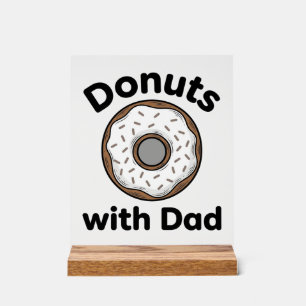Donuts avec Papa Conception de chemise de beignet