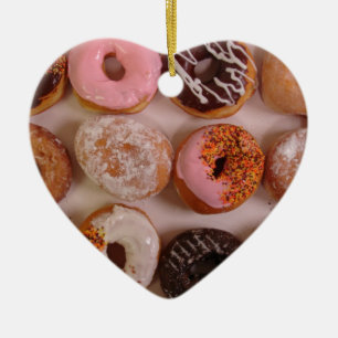 DONUTS! CERAMIC ORNAMENT