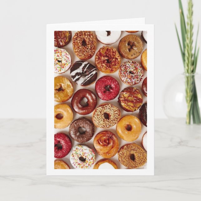 **DONUTS & COFFEE** IT IS "YOUR BIRTHDAY!!!! CARD (Front)