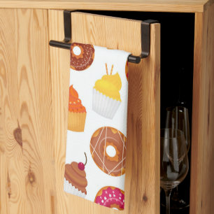 Donuts & Cupcakes Kitchen Towel